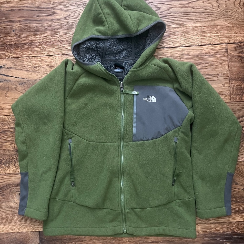 The North Face Sherpa Lined, Hooded Fleece, Youth Size Large